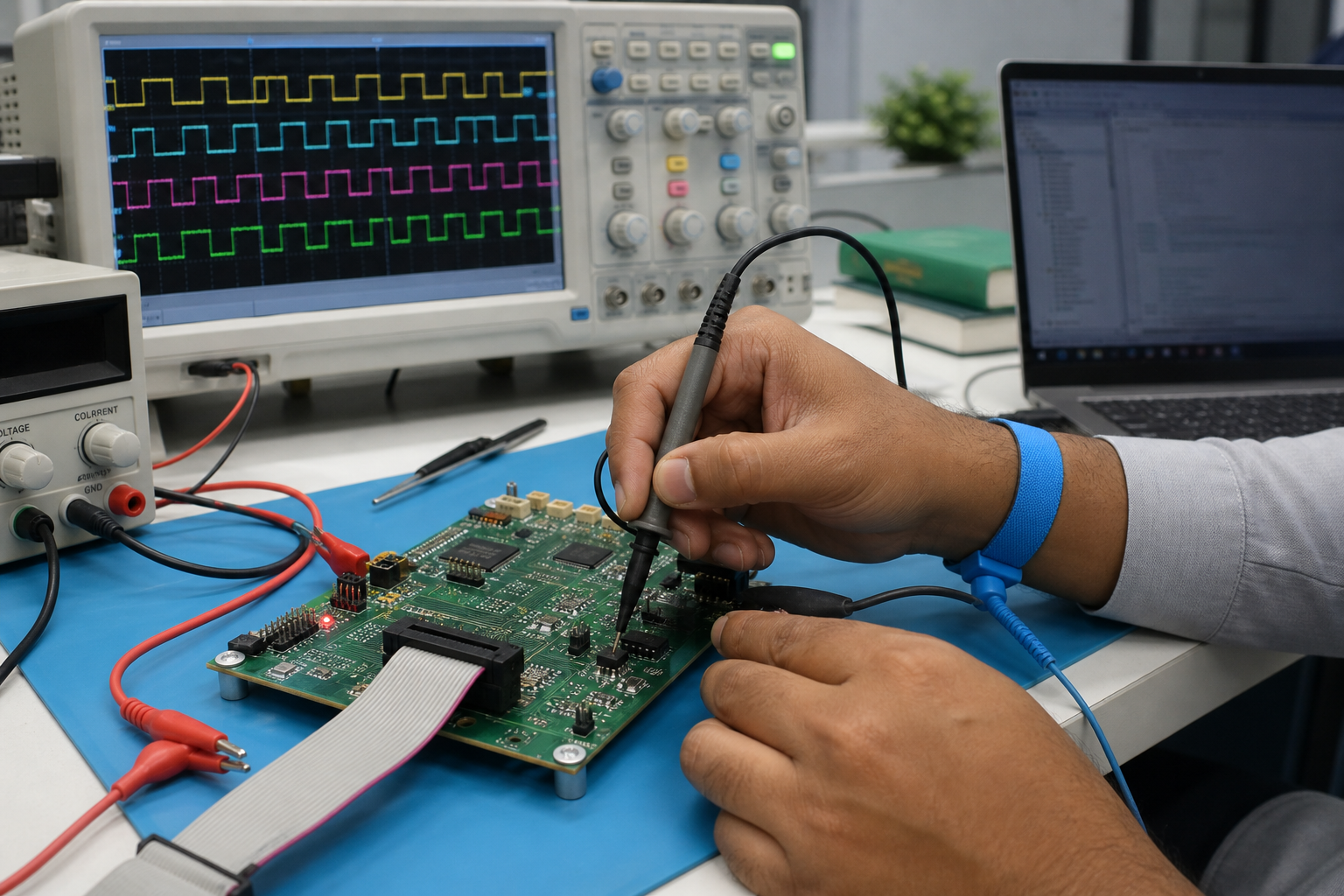 Board bring-up and debug bench